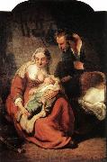 The Holy Family x Rembrandt